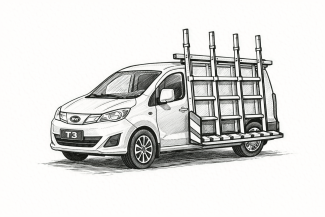 Glasgestelltyp 5 - BYD T3 Van L1H1 2020-