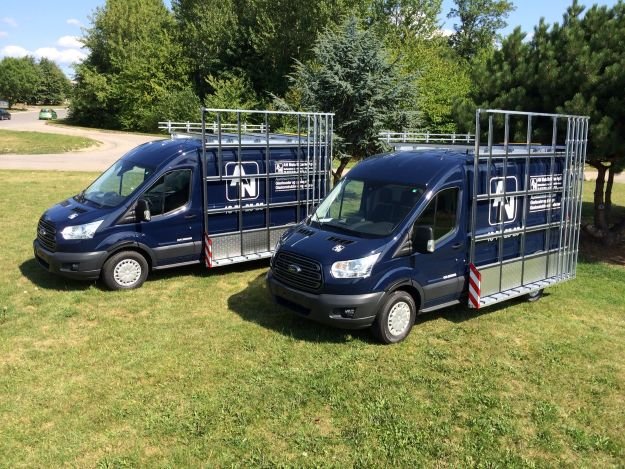 Glasstativ type 5+5 - Ford Transit Van L4H3 2014- (Forhjulstr�k)