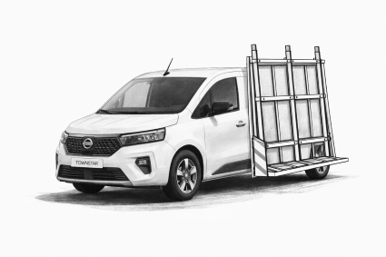 Glasgestelltyp 5+5 - Nissan Townstar L1H1 2022-