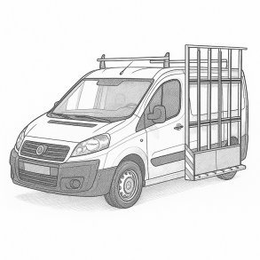 Glass rack type 5 - Fiat Scudo L1H1 (2007-2016)