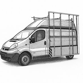 Glass rack type 5 - Opel Vivaro L2 (Standard) 2019-