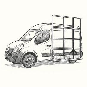 Glass rack type 5 - Renault Master III L3H3 2010-