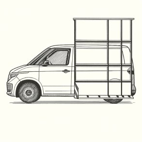 Glass rack type 5 - Volkswagen ID. Buzz Cargo 2022-